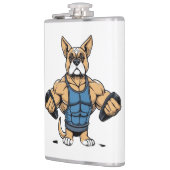 Hond Bodybuilder Heupfles (Links)