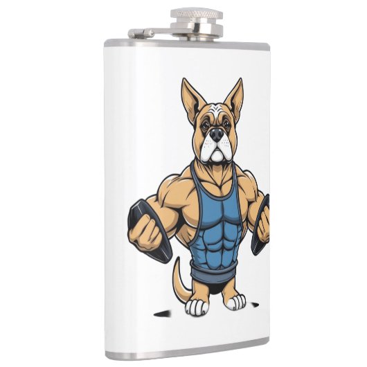 Hond Bodybuilder Heupfles (Rechts)