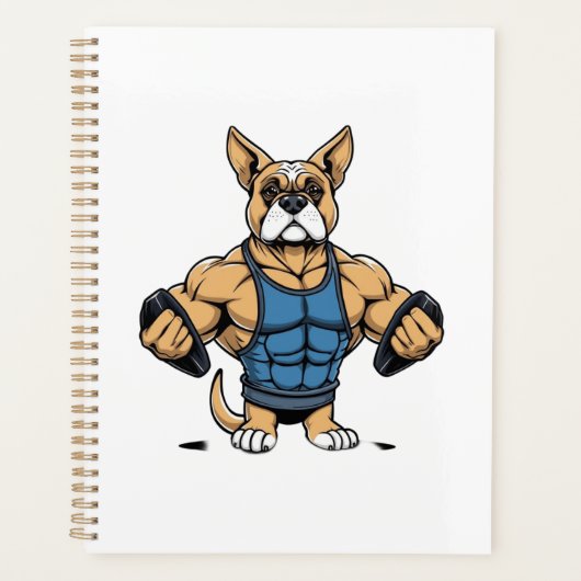Hond Bodybuilder Planner (Voorkant)