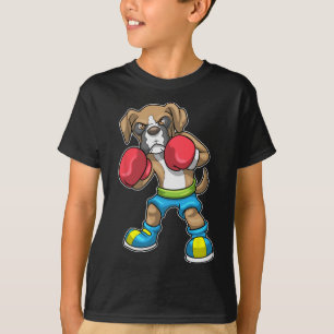 Hond Boksen Handschoenen Boksen voor Mannen Vrouwe T-shirt