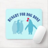Hond Bone Lovers voor Pinguïns Muismat (Met muis)