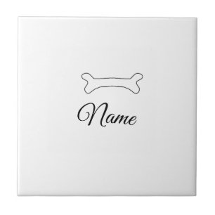 Hond bot add hondennaam foto op maat gepersonalise tegeltje