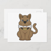 Hond Bot Briefkaart (Voorkant / Achterkant)