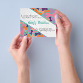 hond bot ontwerp bedrijf Briefpapier Flyer (Hand)