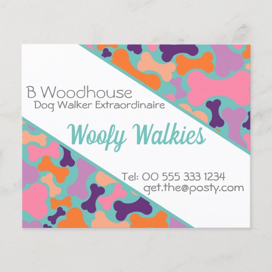 hond bot ontwerp bedrijf Briefpapier Flyer (Voorkant)