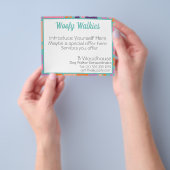 hond bot ontwerp bedrijf Briefpapier Flyer (Hand)