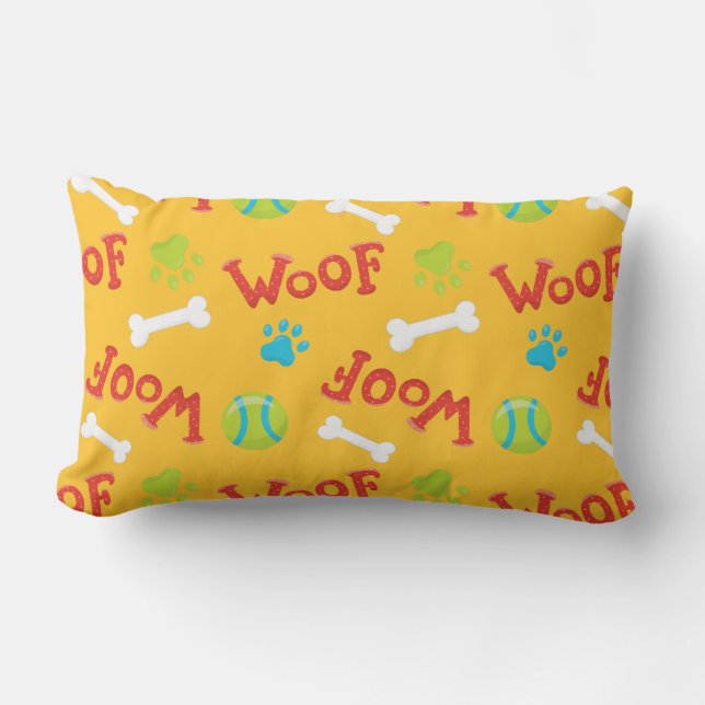 HOND BOTTEN PAW PRINTS WOOF BALLS KUSSEN (Voorkant)