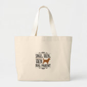 Hond boven alles grote tote bag (Voorkant)