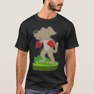 Hond Boxer Bokshandschoenen Boksen T-shirt