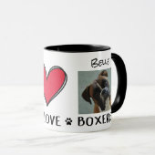 Hond Boxers Mok (Voorkant rechts)