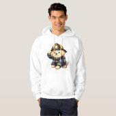 Hond brandweerman klassiek T-shirt (Voorkant volledig)