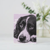  hond briefkaart (Staand voorkant)