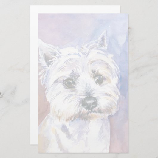 Hond Briefpapier (Voorkant / Achterkant)