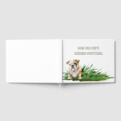 Hond bruid en bruidegom huisdier bruiloft gastenboek (Volledig)