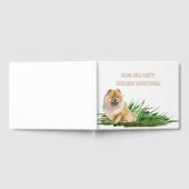 Hond bruid en bruidegom huisdier bruiloft gastenboek (Volledig)