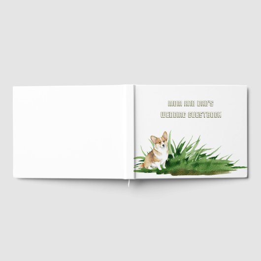 Hond bruid en bruidegom huisdier bruiloft gastenboek (Volledig)