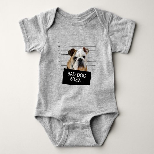 Hond - bulldog romper (Voorkant)