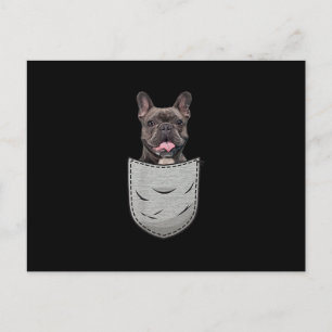 Hond Cadeau   Schattige Franse Bulldog Hond Liefhe Feestdagenkaart