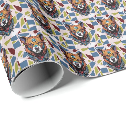 hond cadeaupapier (Rol Hoek)