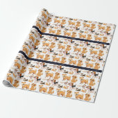Hond Cadeaupapier (Uitgerold)