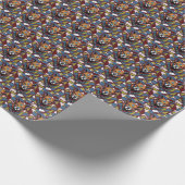 hond cadeaupapier (Hoek)