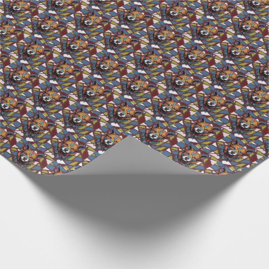 hond cadeaupapier (Hoek)