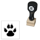 Hond Canine Paw Print Stempel (Gestempeld)