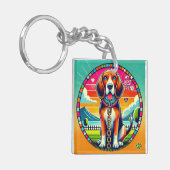 Hond Charm Mutsje Zak Accessoire Sleutelhanger (Voorkant Links)