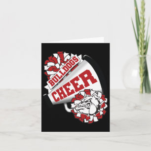 Hond Cheer Terug naar school Spirit Cheerleading Kaart
