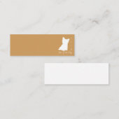 Hond Chinees Nieuwjaar 2018 kies kleur Business C Mini Visitekaartje (Voorkant / Achterkant)