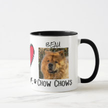 Hond Chow Chows mok