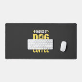 Hond Coffeeliefhebber Aangedreven Door Design Bureaumat (Keyboard & Muis)
