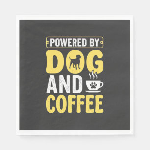 Hond Coffeeliefhebber Aangedreven Door Design Servet