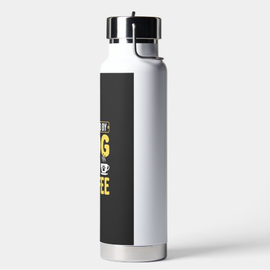 Hond Coffeeliefhebber Aangedreven Door Design Waterfles (Links)