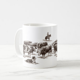Hond Cowboy Design – Westerse Hondenliefhebber Kle Koffiemok