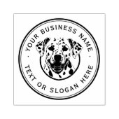 hond Custom Business Logo Grote Rubber Stamp Rubberstempel (Afrduk)
