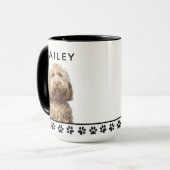 Hond Custom Naam en Foto Mok (Voorkant links)