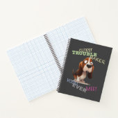 Hond Cuttest Trouble Maker Schattig Schattig Grapp Notitieboek (Binnen)