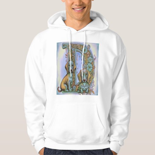 Hond D, Alfabet Hoodie (Voorkant)