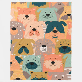 Hond Dag 60x80 Fleece Deken