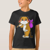 Hond dakloos t-shirt (Voorkant)