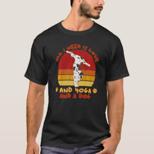 Hond Dalmatische Hond Eigenaar Yoga Hond T-shirt