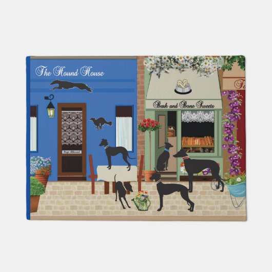 Hond Day Out - v2 lg Deurmat (Voorkant)