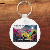 Hond de beste vriend van de mens? Grappige cadeaus Sleutelhanger (Voorkant)