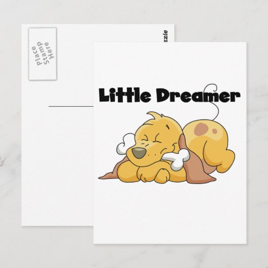 Hond de T-shirts en de Giften van Weinig Escapist Briefkaart (Voorkant / Achterkant)