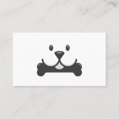 Hond die bot vasthoudt | Dierenbescherming Visitekaartje (Voorkant)