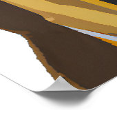 Hond die een pak draagt: digitale kunst poster (Hoek)