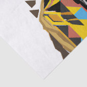 Hond die een pak draagt: digitale kunst tissuepapier (Detail)