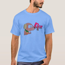 Hond die het goedkeurt t-shirt