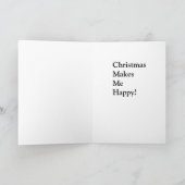 Hond die kroon dragen feestdagen kaart (Binnen)